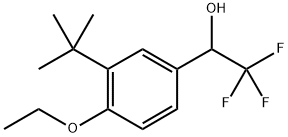 1-(3-(Tert-butyl)-4-ethoxyphenyl)-2,2,2-trifluoroethanol Structure