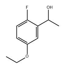 Benzenemethanol, 5-ethoxy-2-fluoro-α-methyl- Structure