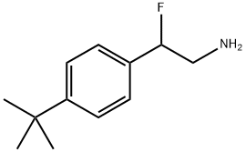 Benzeneethanamine, 4-(1,1-dimethylethyl)-β-fluoro- Struktur