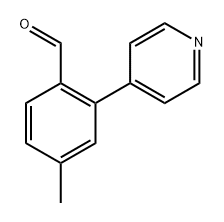 4-Methyl-2-(pyridin-4-yl)benzaldehyde Struktur