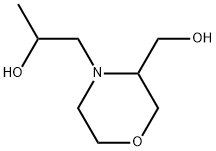 4-Morpholineethanol,3-(hydroxymethyl)-α-methyl- Structure