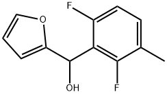 (2,6-difluoro-3-methylphenyl)(furan-2-yl)methanol,1554845-67-8,结构式