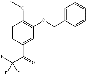 1-(3-(Benzyloxy)-4-methoxyphenyl)-2,2,2-trifluoroethanone,1555878-25-5,结构式