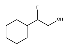 2-cyclohexyl-2-fluoroethan-1-ol Structure