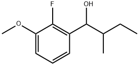 2-Fluoro-3-methoxy-α-(1-methylpropyl)benzenemethanol 结构式