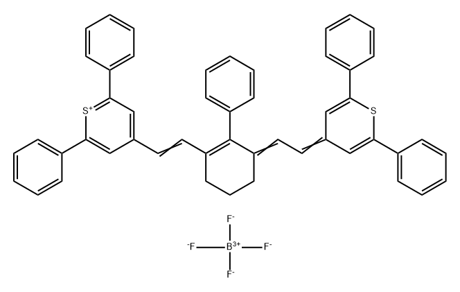 155614-04-3 4-(2-[3-([2,6-二苯基-4H-噻喃-4-基亚基]亚乙基)-2-苯基-1-环己烯-1-基]乙烯基)-2,6-二苯基噻喃四氟硼酸盐