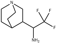 1-Azabicyclo[2.2.2]octane-3-methanamine, α-(trifluoromethyl)- Structure