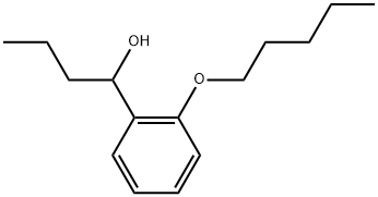 2-(Pentyloxy)-α-propylbenzenemethanol 化学構造式