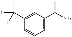 1-(3-(1,1-Difluoroethyl)phenyl)ethan-1-amine Structure