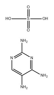 2,4-Diimino-1,2,3,4-tetrahydropyrimidin-5-amine sulfate Structure