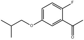 1-(2-Fluoro-5-isobutoxyphenyl)ethanone Structure