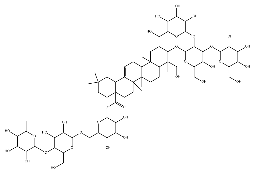 staunoside E,155661-21-5,结构式