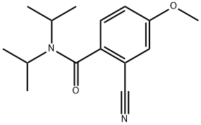 2-Cyano-4-methoxy-N,N-bis(1-methylethyl)benzamide Struktur