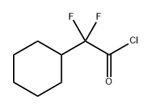 2-cyclohexyl-2,2-difluoroacetyl chloride Structure