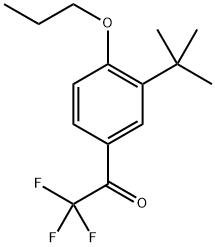 1-(3-(TERT-BUTYL)-4-PROPOXYPHENYL)-2,2,2-TRIFLUOROETHANON,1557587-15-1,结构式