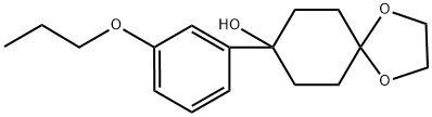 8-(3-propoxyphenyl)-1,4-dioxaspiro[4.5]decan-8-ol Structure