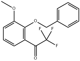 1-(2-(Benzyloxy)-3-methoxyphenyl)-2,2,2-trifluoroethanone,1557840-04-6,结构式