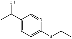 α-Methyl-6-[(1-methylethyl)thio]-3-pyridinemethanol Struktur