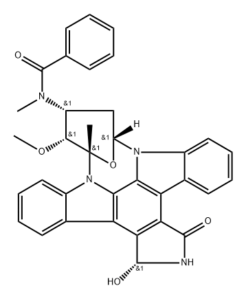 3 Hydroxy Midostaurin Epimer 2 (CGP52421 Epimer 2) Structure