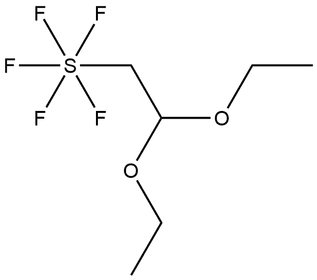 (2,2-diethoxyethyl)pentafluorosulfur Structure