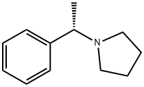 (S)-1-(1-Phenylethyl)pyrrolidine Struktur