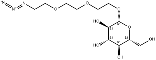 beta-Glc-PEG3-Azide >=95% Structure