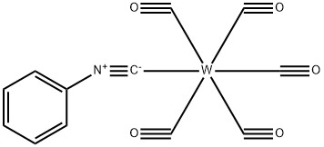 Tungsten, pentacarbonyl(isocyanobenzene)-, (OC-6-21)- 结构式