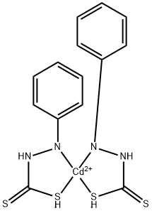 카드뮴,비스(2-페닐히드라진카르보디티오아토-N2,S)-,(T-4)-