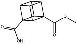 1-Methyl pentacyclo[4.2.0.02,5.03,8.04,7]octane-1,3-dicarboxylate Structure