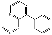 Pyrazine, 2-azido-3-phenyl-,156331-29-2,结构式