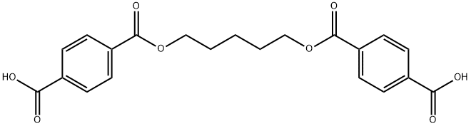 4,4'-((pentane-1,5-diylbis(oxy))bis(carbonyl))dibenzoic acid Structure