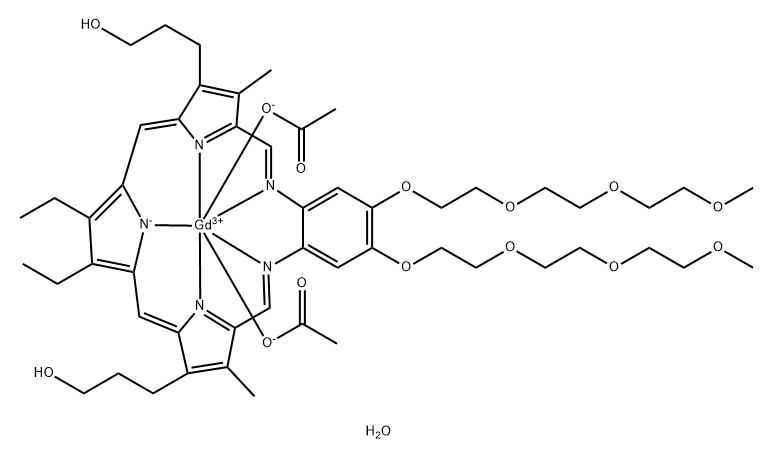 motexafin gadolinium Structure