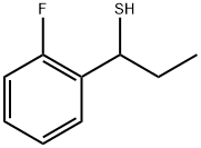 Benzenemethanethiol, α-ethyl-2-fluoro- Struktur