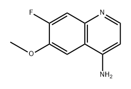 7-Fluoro-6-methoxyquinolin-4-amine Structure