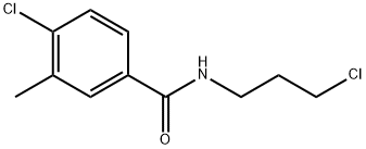 4-Chloro-N-(3-chloropropyl)-3-methylbenzamide Struktur
