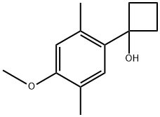 1-(4-methoxy-2,5-dimethylphenyl)cyclobutanol,1565008-91-4,结构式