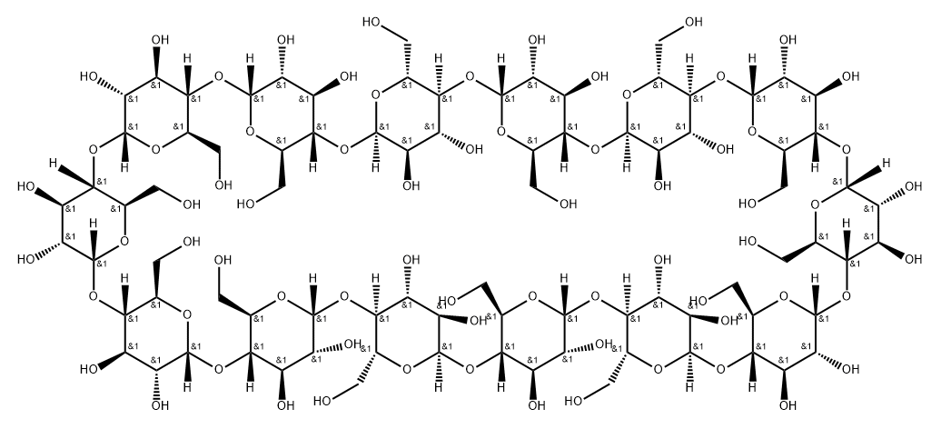 iota-Cyclodextrin 结构式