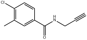 4-Chloro-3-methyl-N-2-propyn-1-ylbenzamide,1565308-94-2,结构式