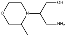 4-Morpholineethanol, β-(aminomethyl)-3-methyl Struktur