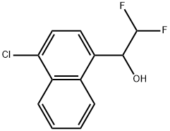 4-Chloro-α-(difluoromethyl)-1-naphthalenemethanol 结构式