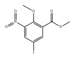 methyl 5-iodo-2-methoxy-3-nitrobenzoate Structure