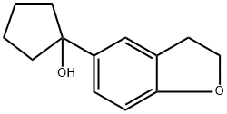 1-(2,3-dihydrobenzofuran-5-yl)cyclopentanol Structure