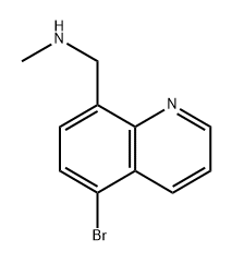 1-(5-bromoquinolin-8-yl)-N-methylmethanamine Structure