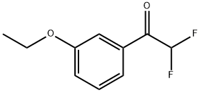 1-(3-Ethoxy-phenyl)-2,2-difluoro-ethanone Struktur