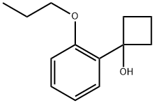 1-(2-propoxyphenyl)cyclobutanol Structure