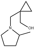 (1-((2-Methylpyrrolidin-1-yl)methyl)cyclopropyl)methanol Structure