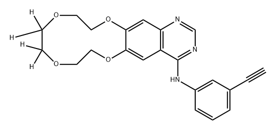 Icotinib D4 Struktur