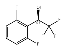 (R)-1-(2,6-Difluorophenyl)-2,2,2-trifluoroethan-1-ol,1567854-84-5,结构式