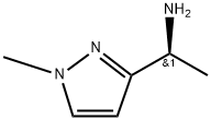 1H-Pyrazole-3-methanamine, α,1-dimethyl-, (αS)- Structure