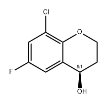 (R)-8-chloro-6-fluorochroman-4-ol Structure
